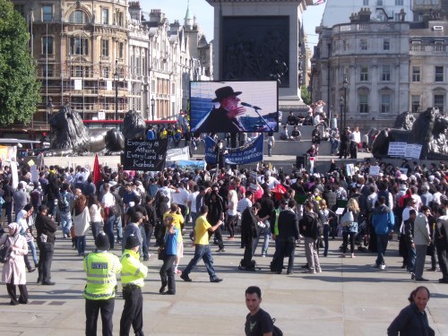 Trafalgar Square, London, 21st August 2011
